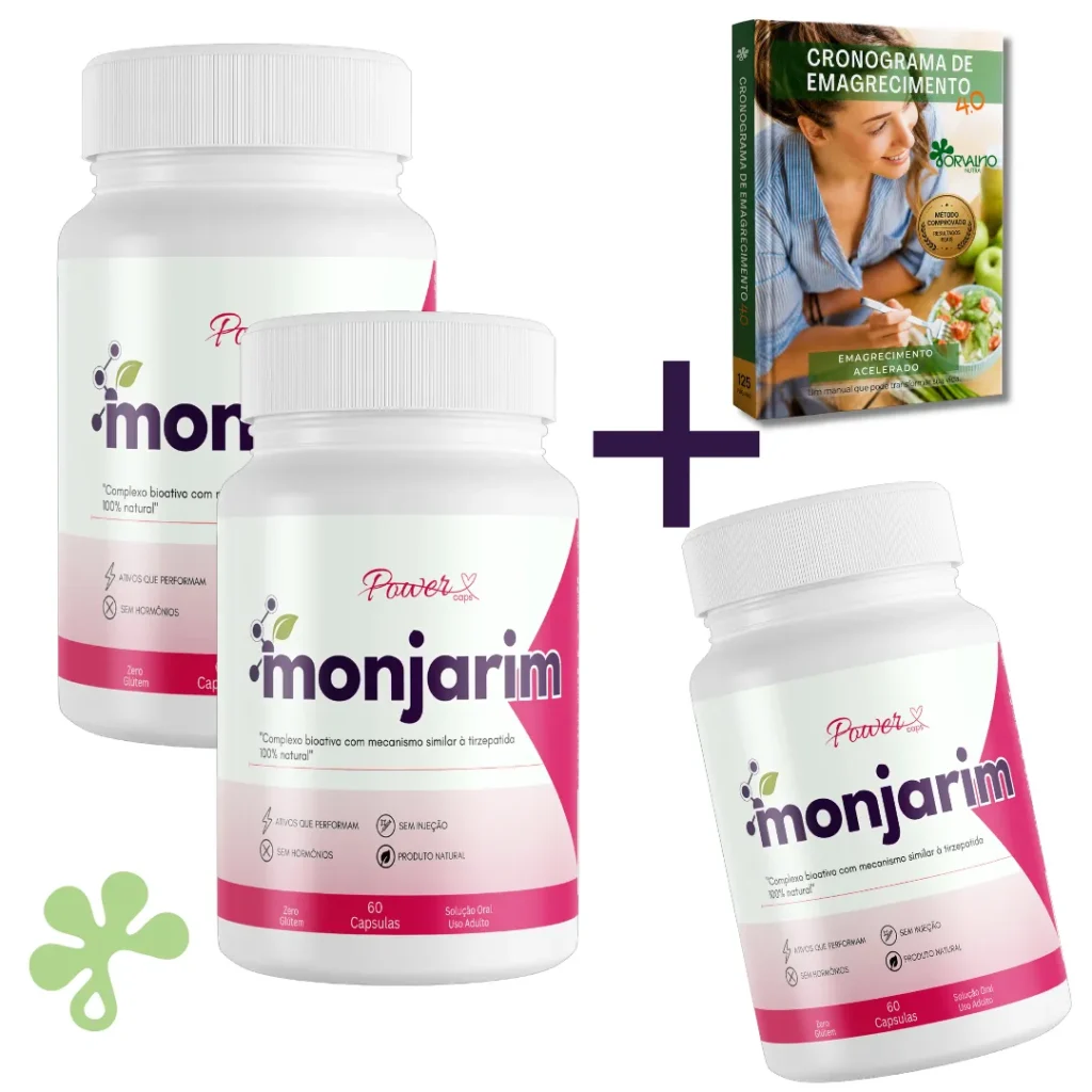 3 frascos de monjarim e brinde