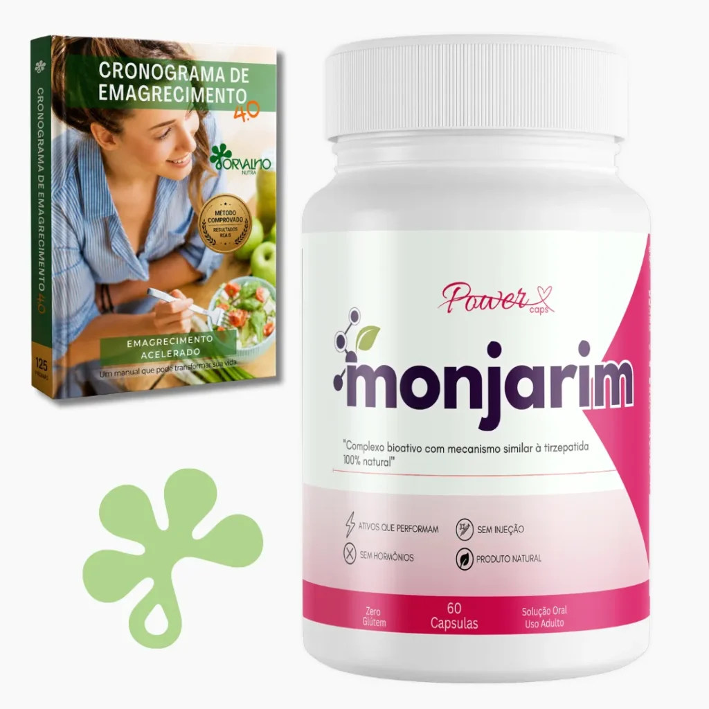 1 frasco de MONJARIM com 60 cápsulas